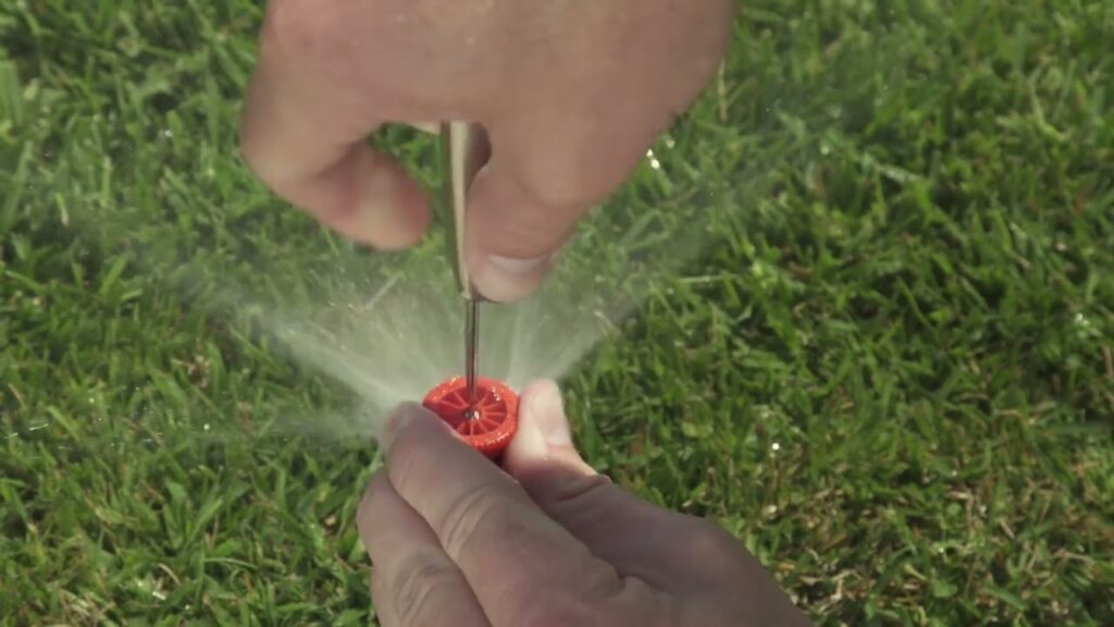 how to replace a spray nozzle