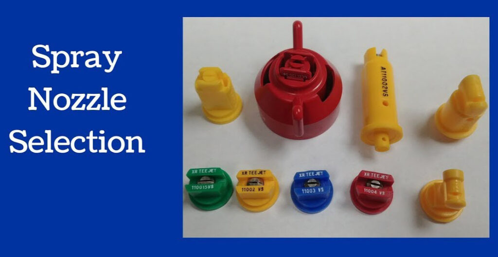 how to select spray nozzle