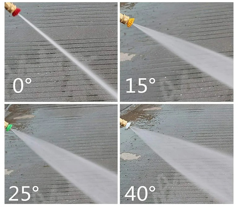 what is 15 degree spray nozzle used for