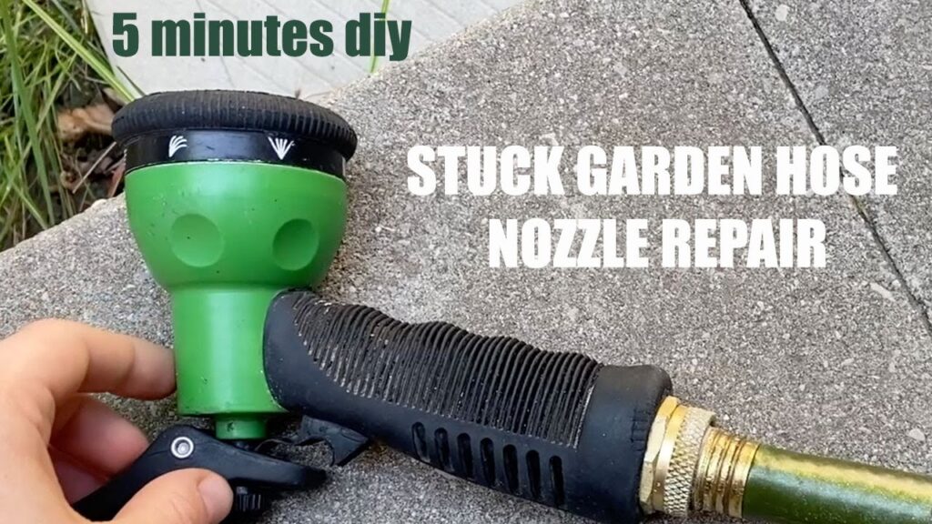 how to repair a spray nozzle