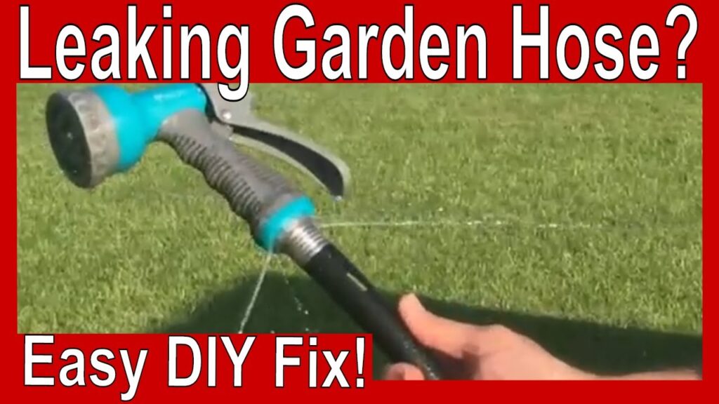 why does my garden hose nozzle leak
