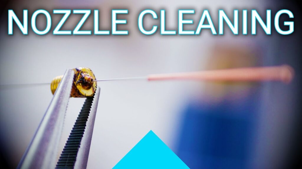 how to clean mist nozzle