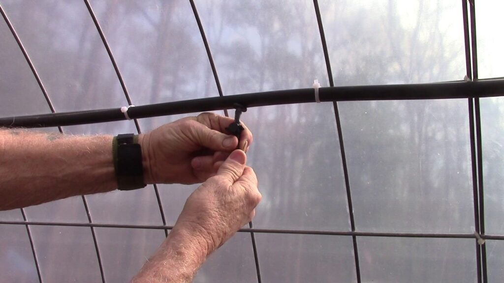 how to install misting nozzles